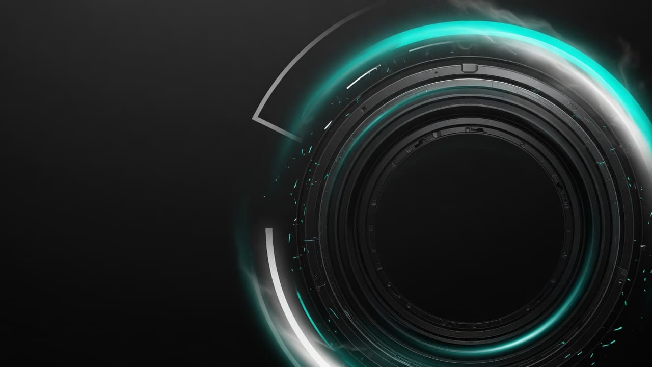 Circular flywheel graphic with outer halo rings representing paid amplification around organic creator signal